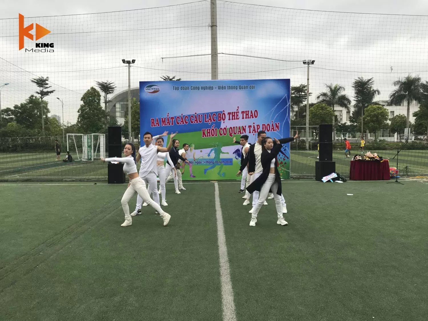 Thuê Loa đài tại sân bóng
