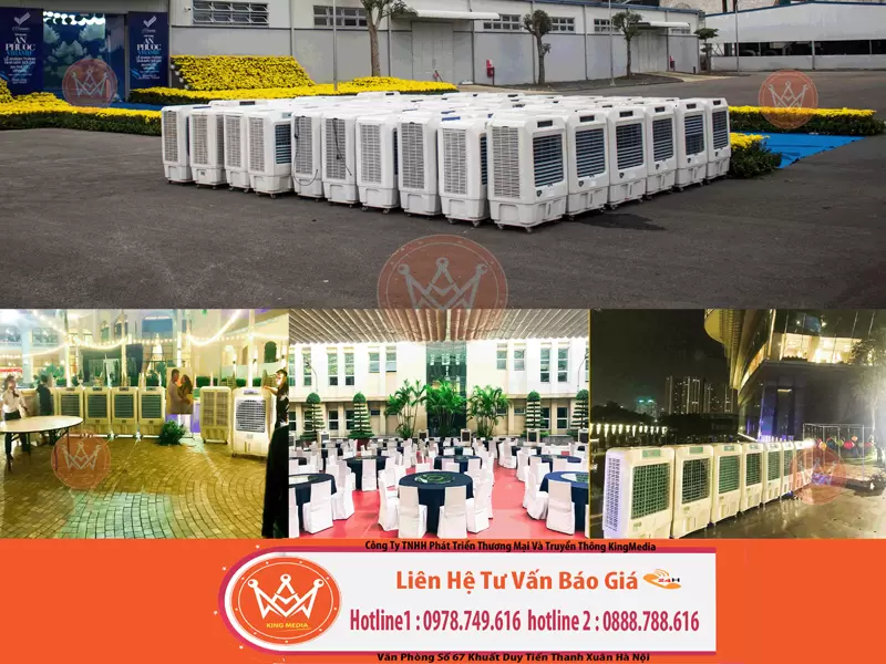 cho thuê quạt điều hòa hơi nước